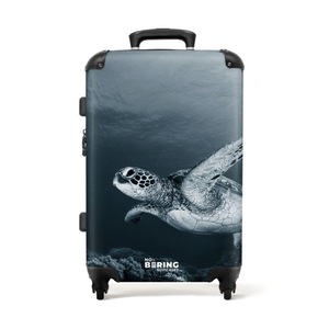 Bild von NoBoringSuitcases.com® Kinderkoffer Schildkröte - Meer - Blau - Tiere
