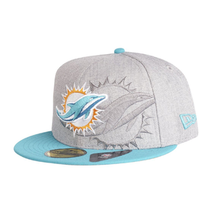 Bild von New Era 59Fifty Cap - SCREENING NFL Miami Dolphins grau