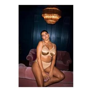 Bild von ELOMI Damen El4111 BH mit voller Abdeckung, Halbtransparent, Rot (Haute Red), 90GG