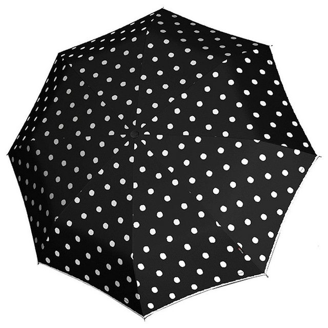 Bild von Knirps® Taschenregenschirm T.200 M Duomatic - Taschenschirm Regenschirm (dot art black)