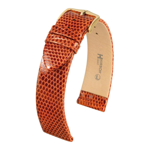 Bild von Lizard in goldbraun glänzend – Stil und Eleganz für jedes Outfit