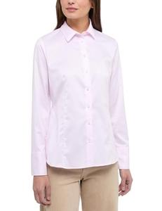 Bild von langarm bluse eterna cover shirt twill rosa unifarben