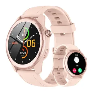Bild von Gerpeng Smartwatch Damen mit Bluetooth-Anruffunktion, 1,32" Touchscreen Sportuhren, IP68 Wasserdicht Fitnessuhr, Schrittzähler, Herzfrequenzmesser, Schlafmonitor für Android iOS