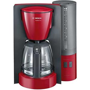 Bild von Bosch TKA6A044 Kaffeemaschine ComfortLine- Aromaschutz-Glaskanne- automatisch Endabschaltung wählbar in 20/40/60 minuten- 1200 W- rot / anthrazit