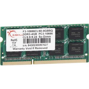 Bild von SO-DIMM 4 GB DDR3-1333 (1x 4 GB) | G.Skill F3-10666CL9S-4GBSQ für MacBook Pro/iMac | Arbeitsspeicher