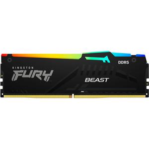 Bild von DIMM 32 GB DDR5-6000 (1x 32 GB) Kingston Fury Beast RGB Arbeitsspeicher