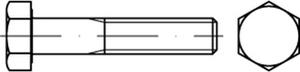 Bild von ISO 4014 10.9 Sechskantschrauben mit Schaft - Abmessung: M22x220 (10 Stück)