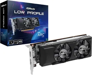 Bild von ASRock Intel Arc A380 Low Profile Grafikkarte mit 6 GB GDDR6 Speicher