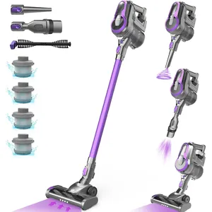 Bild von FixtFixer Akku Staubsauger mit 250 Watt und 55 Minuten Laufzeit, kabellos, mit HEPA Filtern und LED Licht