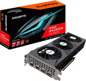 Bild von Gigabyte Radeon RX 6600 Eagle Grafikkarte mit 8 GB, Artikelnummer GV-R66EAGLE-8GD