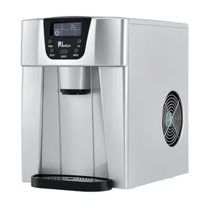 Bild von Juskys PIM200L Eiswürfelmaschine mit 2in1 Direktspender und Timer, produziert bis zu 12 kg Eiswürfel pro Tag in 6-10 Minuten, 2 Größen und 2 Liter Tank