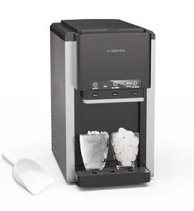 Bild von Klarstein ArcticBlend 3in1 Eiswürfelmaschine mit 20 kg Eisproduktion pro Tag, Edelstahl, 6 Liter Wassertank und Wasserspender in Schwarz