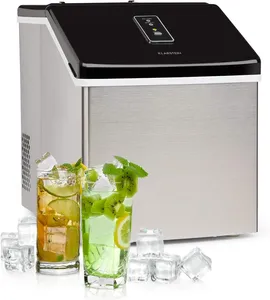 Bild von Klarstein Eiswürfelmaschine mit 2,5 Litern für klare Eiswürfel, produziert 13 kg pro Tag und verfügt über einen Sicherheitsalarm