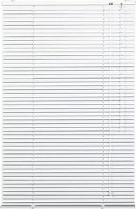 Bild von Lichtblick Aluminium Jalousie in Weiß, 60 cm x 220 cm mit Klemmträgern und Wandmontageclips