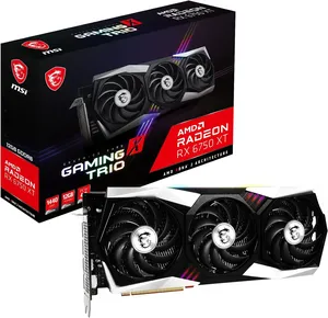 Bild von MSI Radeon RX 6750 XT GAMING X TRIO Grafikkarte mit 12 GB GDDR6 Speicher und einer GPU-Taktung von bis zu 2623 MHz