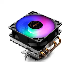 Bild von Noua Haku RGB Kühlkörper für CPUs mit TDP von 280W, Low Profile, 4 Heatpipes, kompatibel mit Intel und AMD, 90mm RGB Lüfter mit 1800RPM