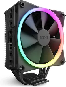 Bild von NZXT T120 RGB Air Cooler RC-TR120-B1 mit 120mm Lüfter und 4 Kupfer-Heatpipes für Intel und AMD Sockel in Schwarz