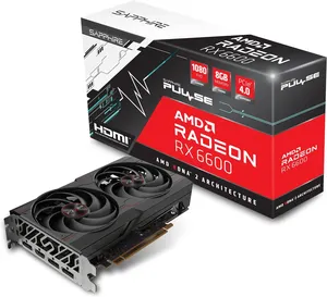 Bild von Sapphire Pulse AMD Radeon RX 6600 Grafikkarte mit 8 GB GDDR6 und HDMI sowie drei DisplayPort-Anschlüssen