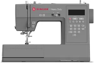 Bild von Singer Heavy Duty 6705C Nähmaschine mit 129 Stichen, 411 Anwendungen, 7 Ösen, LCD und geeignet für dicke Stoffe