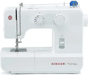 Bild von Singer Nähmaschine 1409 für Anfänger mit 15 Nähvorgängen, 4-Stufen-Öse und einstellbarer Zick-Zack-Breite, inklusive Softcover