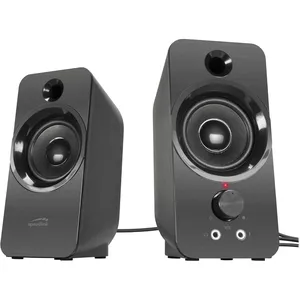 Bild von Speedlink DAROC Stereo Lautsprecher mit 12 Watt und 3,5mm Klinkenstecker in Schwarz