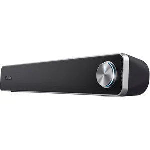 Bild von Trust Arys Soundbar mit 12 Watt Spitzenleistung und AUX Anschluss für PC, Monitor, Laptop und TV in Schwarz