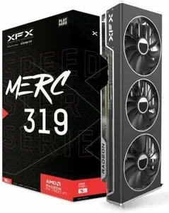 Bild von XFX Speedster MERC319 Grafikkarte RX 7800 XT mit 16 GB GDDR6 und mehreren Anschlüssen